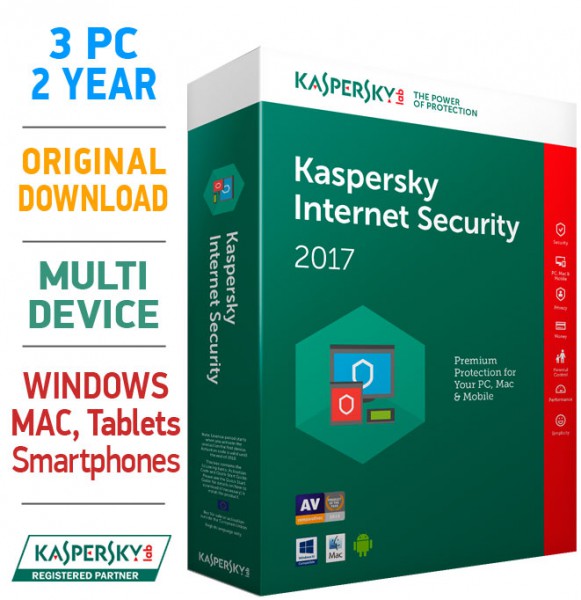 Kaspersky Internet Security Multi-Device 2017 3 PC Geräte ...